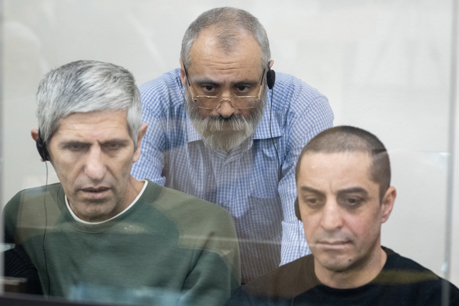 Продолжился суд над лицами, обвиняемыми в совершении многочисленных преступлений против азербайджанского народа (ФОТО)