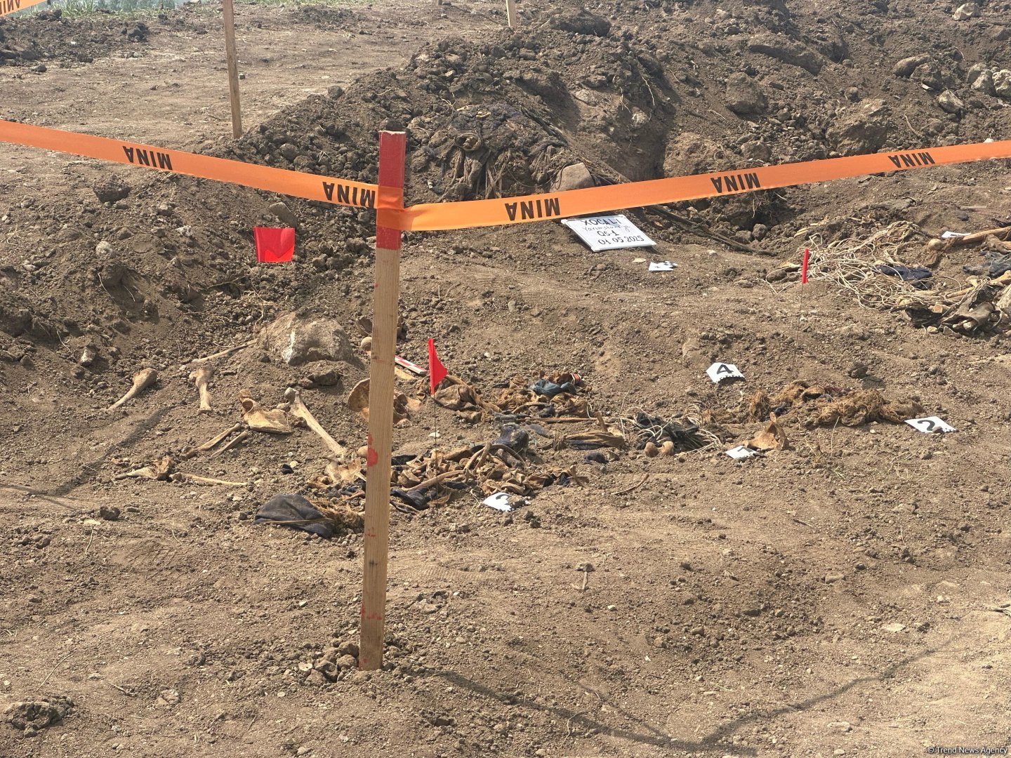 В Ходжалы обнаружено еще одно массовое захоронение (ФОТО)