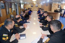 Состоялись совместные практические занятия с участием военных моряков Азербайджана и Турции (ФОТО)