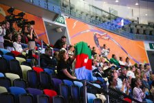 В Баку проходит второй день Кубка Европы по художественной гимнастике (ФОТО)