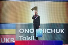 Украинская гимнастка завоевала 3 золотые медали на Кубке Европы по художественной гимнастике в Баку (ФОТО)