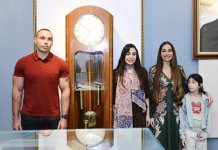 Вице-президент Фонда Гейдара Алиева Лейла Алиева и руководитель Баку Медиа Центра Арзу Алиева посетили Нахчыван (ФОТО)