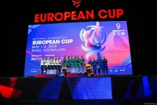 Сборная Азербайджана завоевала бронзовую медаль Кубка Европы по художественной гимнастике (ФОТО)