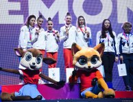 Награждены победители третьего дня соревнований Кубка Европы по  художественной гимнастике в Баку (ФОТО)