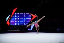 Награждены победители третьего дня соревнований Кубка Европы по  художественной гимнастике в Баку (ФОТО)