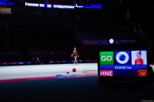 Награждены победители третьего дня соревнований Кубка Европы по  художественной гимнастике в Баку (ФОТО)