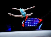 Награждены победители третьего дня соревнований Кубка Европы по  художественной гимнастике в Баку (ФОТО)