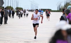 Команда Национального университета обороны приняла участие в Бакинском марафоне (ФОТО/ВИДЕО)