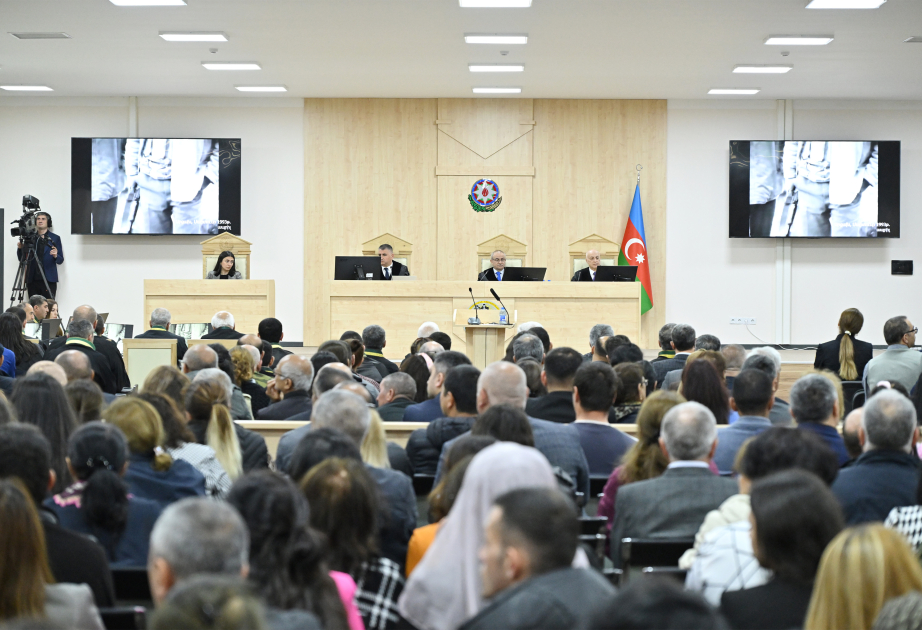 В суде продемонстрирован видеоматериал об оккупации Лачина армянскими ВС