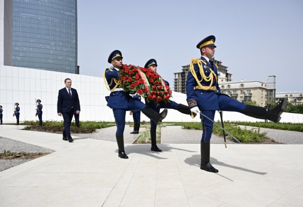 Belarusian prime minister visits Victory Park in Azerbaijan's Baku (PHOTO)