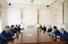 Президент Азербайджана Ильхам Алиев принял премьер-министра Беларуси (ФОТО)