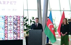 В Азербайджанском национальном музее ковра открылась иммерсивная выставка "Рабатское ковровое искусство" (ФОТО)