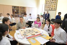 Принцесса Марокко посетила образовательный комплекс номер 132-134 в Баку (ФОТО)