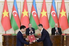 Состоялась церемония обмена документами, подписанными между Азербайджаном и Вьетнамом (ФОТО/ВИДЕО)