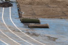На стадионе в Ханкенди проводятся ремонтно-восстановительные работы (ФОТО)