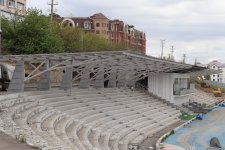 На стадионе в Ханкенди проводятся ремонтно-восстановительные работы (ФОТО)