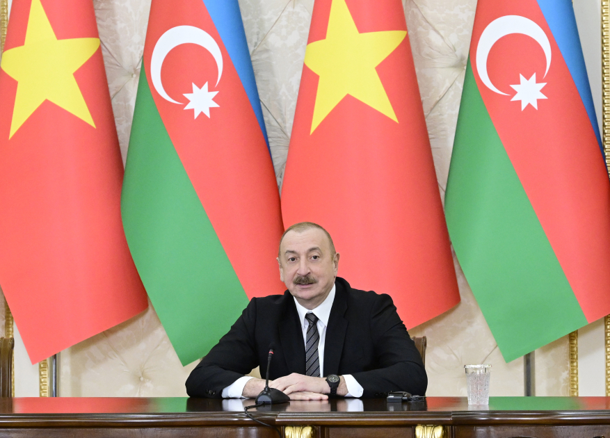 Президент Ильхам Алиев: Сотрудничество между Азербайджаном и Вьетнамом в сфере оборонной промышленности также имеет большие перспективы