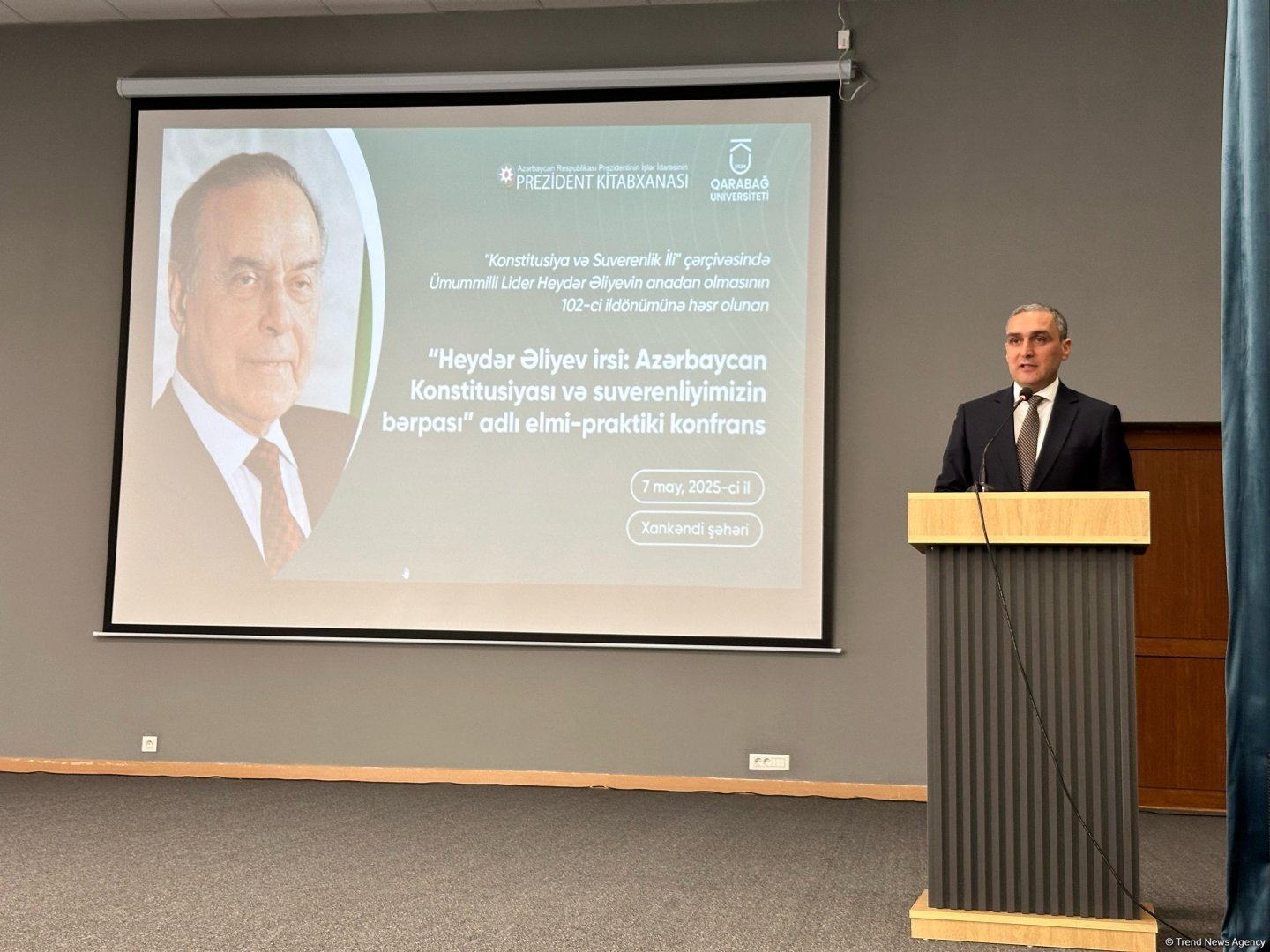 В Карабахском университете прошла научно-практическая конференция на тему "Наследие Гейдара Алиева: Конституция и восстановление суверенитета Азербайджана" (ФОТО) (Обновлено)