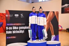 Награждены победители 9-го чемпионата страны  и Первенства Баку по аэробной гимнастике (ФОТО)