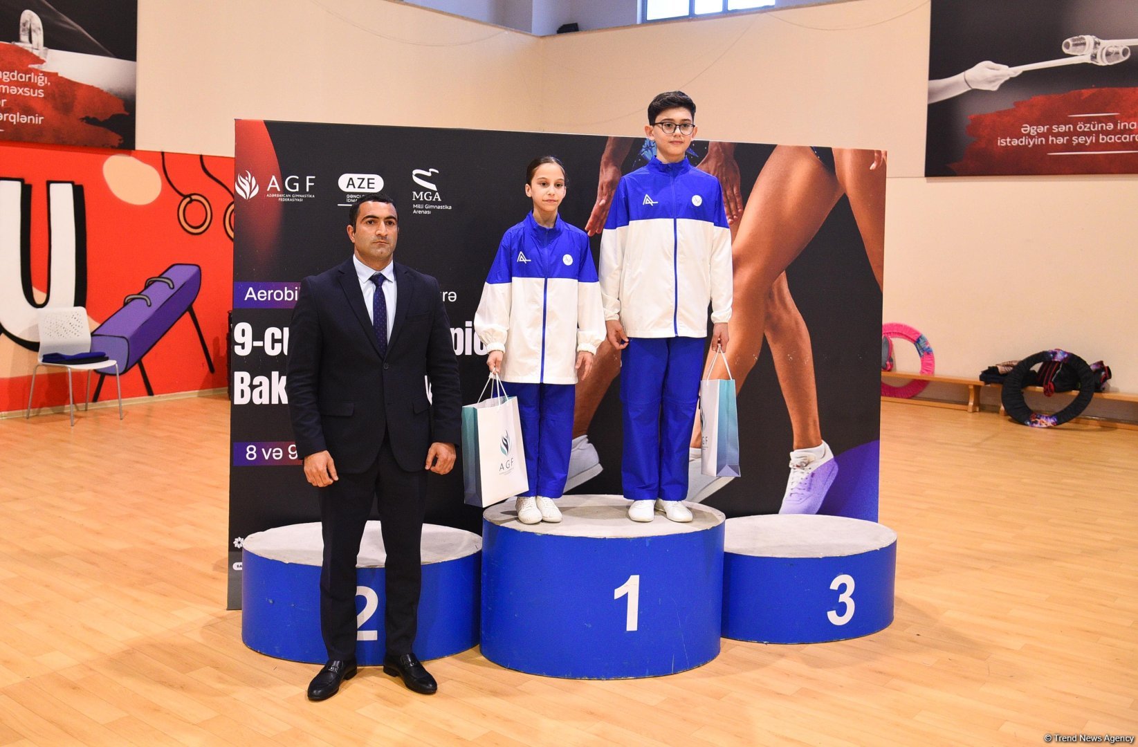 Награждены победители 9-го чемпионата страны  и Первенства Баку по аэробной гимнастике (ФОТО)