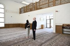 Президент Ильхам Алиев и Первая леди Мехрибан Алиева приняли участие в открытии мечети в селе Дашалты Шушинского района (ФОТО/ВИДЕО)