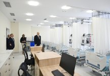 Президент Ильхам Алиев и Первая леди Мехрибан Алиева приняли участие в открытии Шушинского лечебно-оздоровительного центра (ФОТО/ВИДЕО)