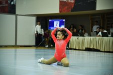 В Баку проходит второй день "9-го чемпионата Азербайджана по аэробной гимнастике и первенства Баку" (ФОТО)