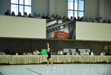 В Баку проходит второй день "9-го чемпионата Азербайджана по аэробной гимнастике и первенства Баку" (ФОТО)