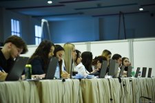 В Баку проходит второй день "9-го чемпионата Азербайджана по аэробной гимнастике и первенства Баку" (ФОТО)