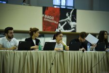 В Баку проходит второй день "9-го чемпионата Азербайджана по аэробной гимнастике и первенства Баку" (ФОТО)