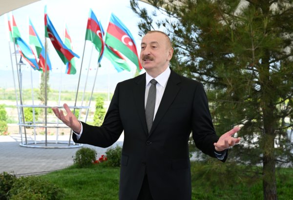 Президент Ильхам Алиев: Сегодня на примере Кенгерли мы видим обновляющийся Азербайджан, восстанавливаемый Карабах