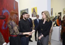 Вице-президент Фонда Гейдара Алиева Лейла Алиева и Арзу Алиева приняли участие в открытии выставки МАМА "Мать-природа" в Риме (ФОТО)