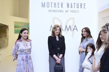Вице-президент Фонда Гейдара Алиева Лейла Алиева и Арзу Алиева приняли участие в открытии выставки МАМА "Мать-природа" в Риме (ФОТО)