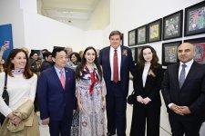 Вице-президент Фонда Гейдара Алиева Лейла Алиева и Арзу Алиева приняли участие в открытии выставки МАМА "Мать-природа" в Риме (ФОТО)
