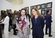 Вице-президент Фонда Гейдара Алиева Лейла Алиева и Арзу Алиева приняли участие в открытии выставки МАМА "Мать-природа" в Риме (ФОТО)