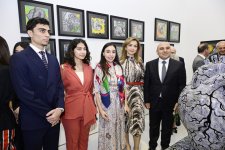 Вице-президент Фонда Гейдара Алиева Лейла Алиева и Арзу Алиева приняли участие в открытии выставки МАМА "Мать-природа" в Риме (ФОТО)