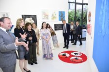 Вице-президент Фонда Гейдара Алиева Лейла Алиева и Арзу Алиева приняли участие в открытии выставки МАМА "Мать-природа" в Риме (ФОТО)