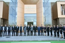 Президент Ильхам Алиев принял участие в открытии Агдамского железнодорожного и автовокзального комплекса (ФОТО)