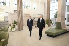 Президент Ильхам Алиев принял участие в открытии Агдамского железнодорожного и автовокзального комплекса (ФОТО)