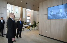 Президент Ильхам Алиев принял участие в открытии Агдамского железнодорожного и автовокзального комплекса (ФОТО)