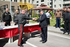 Группе азербайджанских военнослужащих предоставлены квартиры (ФОТО)