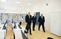 Президент Ильхам Алиев принял участие в открытии здания Кенгерлинской сельской полной средней школы в Агдамском районе (ФОТО)
