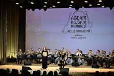 Президент Ильхам Алиев и Первая леди Мехрибан Алиева приняли участие в открытии Агдамского центра мугама (ФОТО/ВИДЕО)