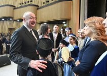 Президент Ильхам Алиев и Первая леди Мехрибан Алиева приняли участие в открытии Агдамского центра мугама (ФОТО/ВИДЕО)