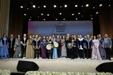 Президент Ильхам Алиев и Первая леди Мехрибан Алиева приняли участие в открытии Агдамского центра мугама (ФОТО/ВИДЕО)