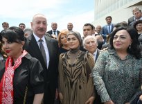 Президент Ильхам Алиев и Первая леди Мехрибан Алиева приняли участие в открытии Агдамского центра мугама (ФОТО/ВИДЕО)
