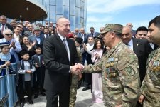Президент Ильхам Алиев и Первая леди Мехрибан Алиева приняли участие в открытии Агдамского центра мугама (ФОТО/ВИДЕО)