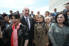 Президент Ильхам Алиев и Первая леди Мехрибан Алиева приняли участие в открытии Агдамского центра мугама (ФОТО/ВИДЕО)