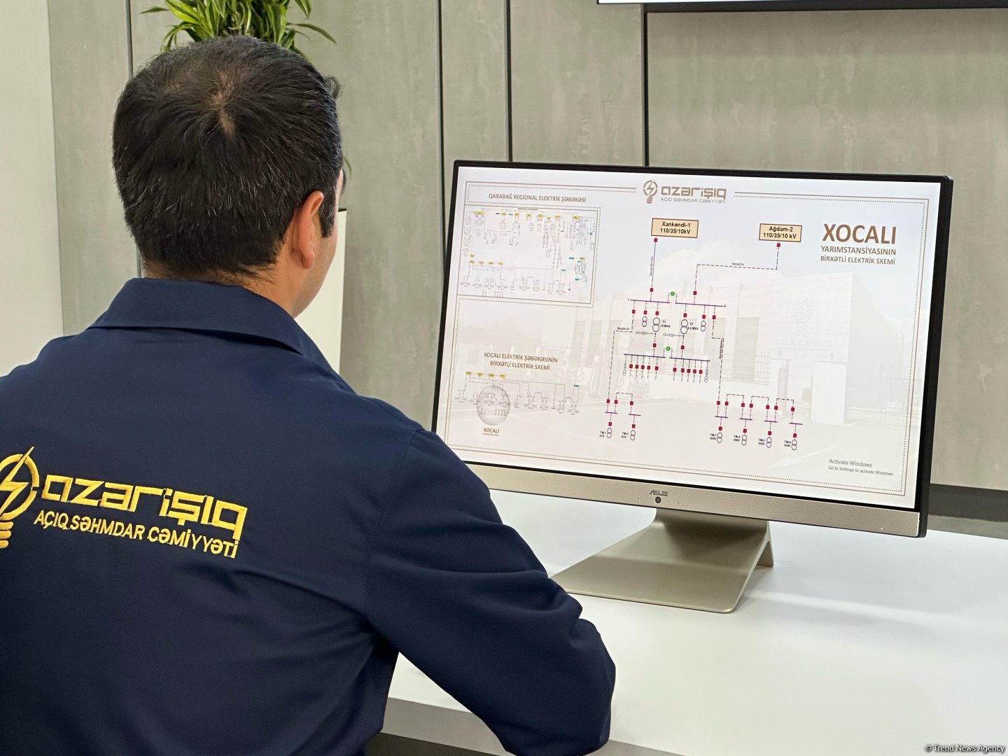 Подстанция «Ходжалы» оснащена цифровыми технологиями и контрольно-измерительными приборами нового поколения (ФОТО)