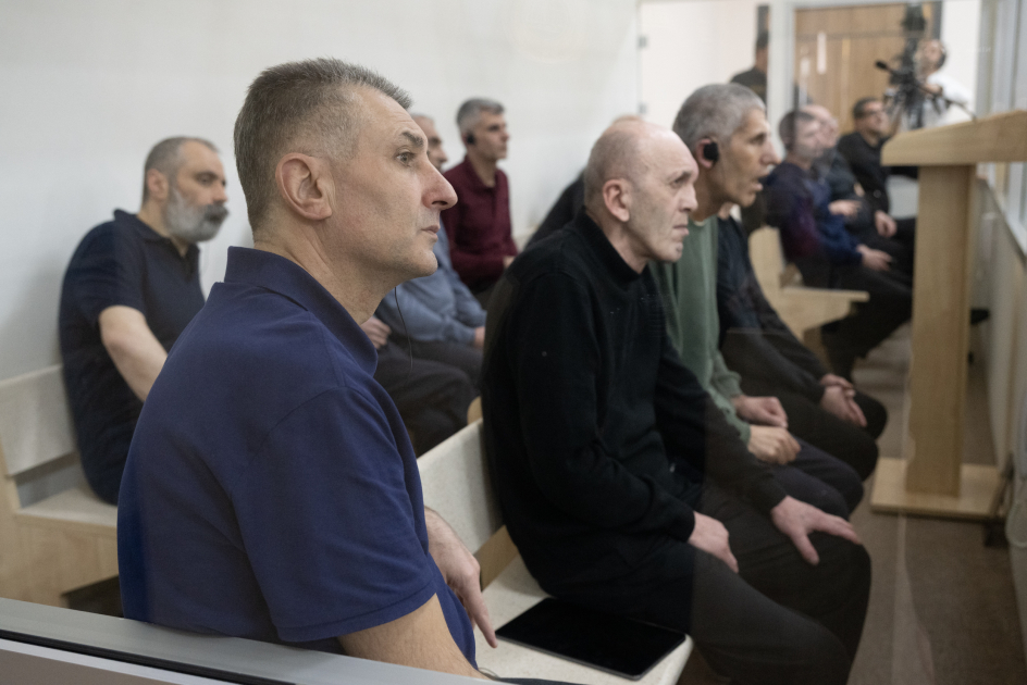 Сегодня продолжился суд над лицами, обвиняемыми в совершении многочисленных преступлений против азербайджанского народа (ФОТО)